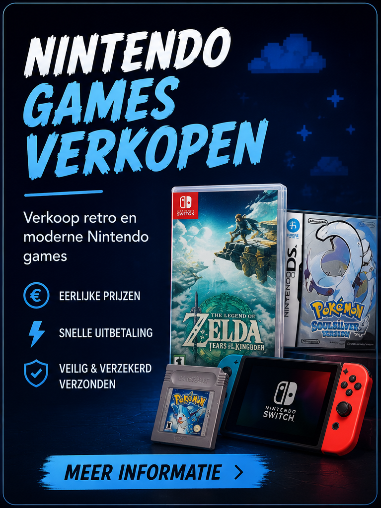 Nintendo Switch, DS, 3DS en Game Boy games verkopen aan AnimetionX