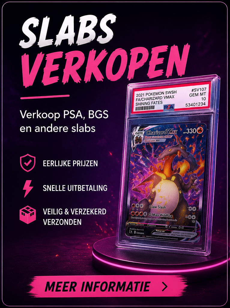 Verkoop PSA, BGS en andere graded trading card slabs aan AnimetionX