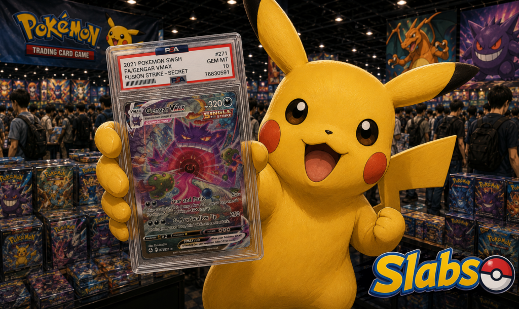 pikachu pokemon graded slabs 