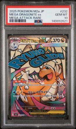 mega dragonite pokemon kaart psa10 slab kopen