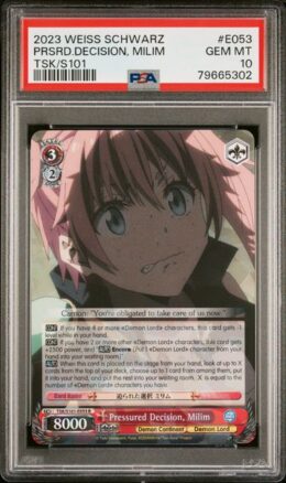 weiss schwarz milim psa10 kopen