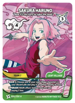 Naruto Mythos Sakura Haruno KS-109-A Rare Art